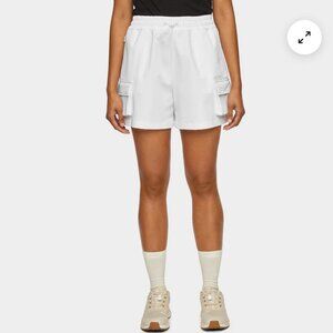 Tilley Tech 3D Pocket Short Size S Cargo Shorts White Wide Leg Oversized Boxy